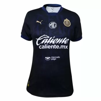2024 2025 Chivas Womens Third Soccer Jersey Blue Red