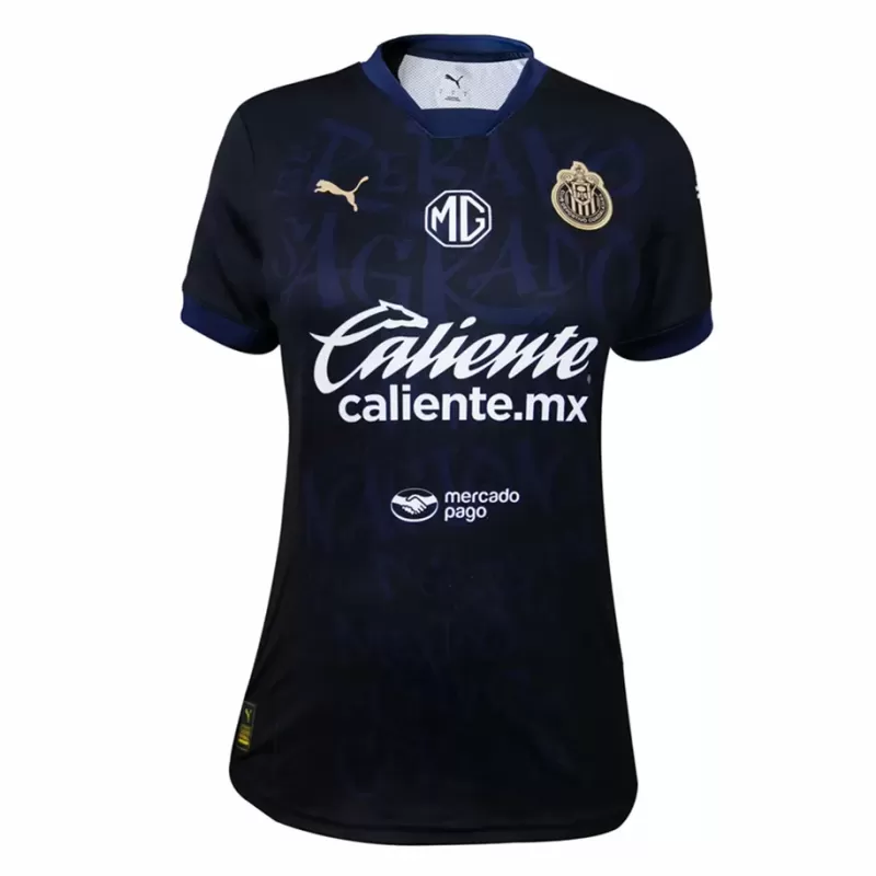 2024 2025 Chivas Womens Third Soccer Jersey Blue Red