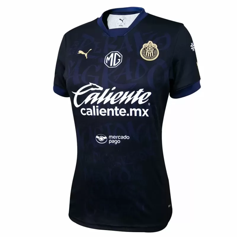 2024 2025 Chivas Womens Third Soccer Jersey Blue Red