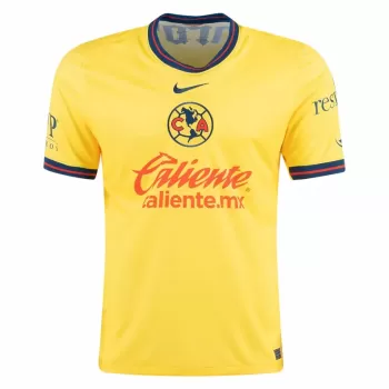 2024 2025 Club America Mens Home Soccer Jersey Bright Yellow