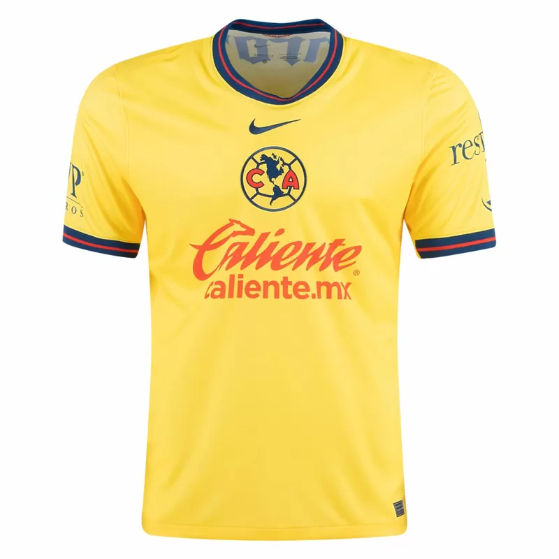 2024 2025 Club America Mens Home Soccer Jersey Bright Yellow 2024 2025 Club America Mens Home Soccer Jersey Bright Yellow