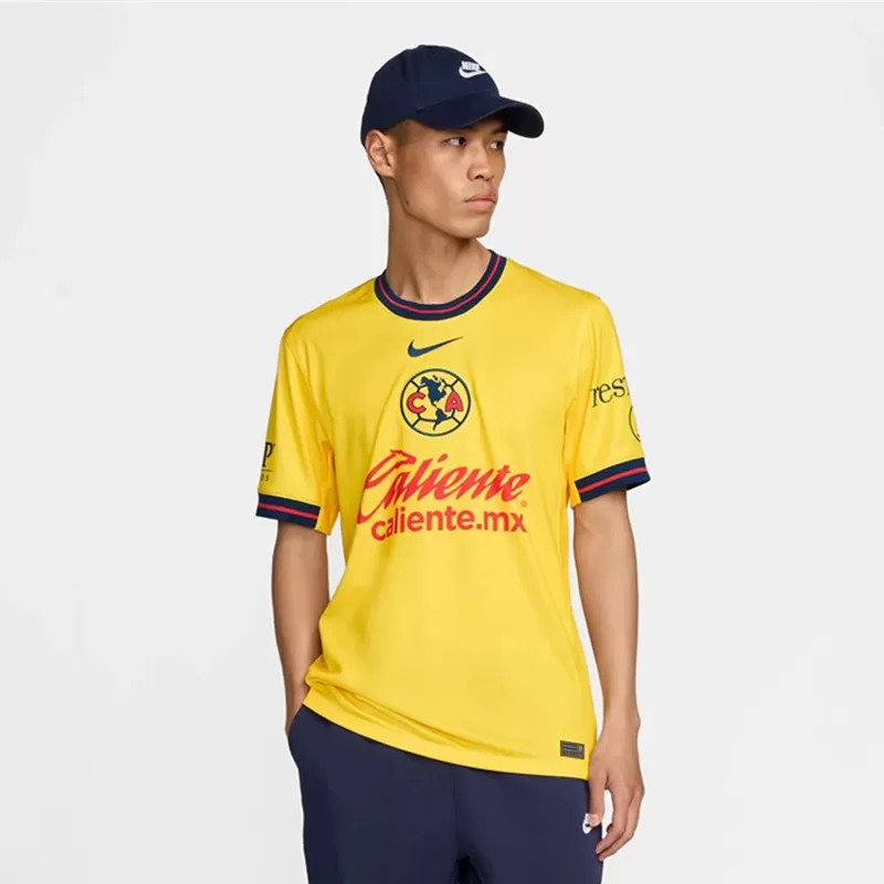2024 2025 Club America Mens Home Soccer Jersey Bright Yellow 2024 2025 Club America Mens Home Soccer Jersey Bright Yellow