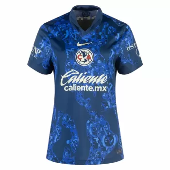2024 2025 Club America Womens Away Soccer Jersey Map Design