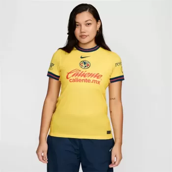 2024 2025 Club America Womens Home Soccer Jersey Bright Yellow