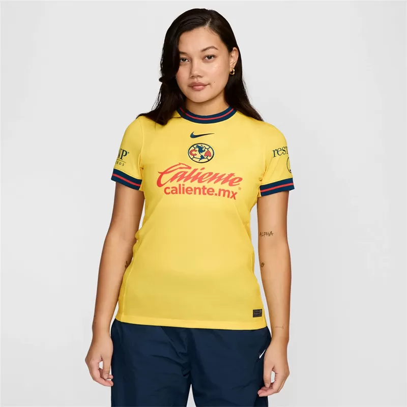 2024 2025 Club America Womens Home Soccer Jersey Bright Yellow 2024 2025 Club America Womens Home Soccer Jersey Bright Yellow