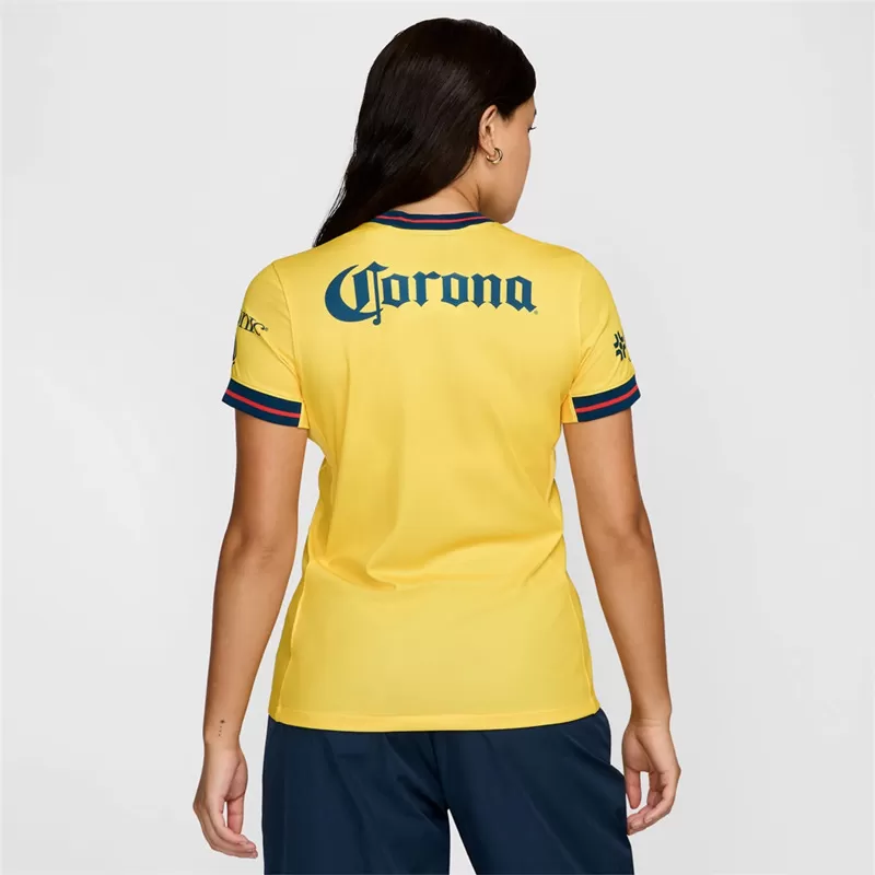 2024 2025 Club America Womens Home Soccer Jersey Bright Yellow 2024 2025 Club America Womens Home Soccer Jersey Bright Yellow
