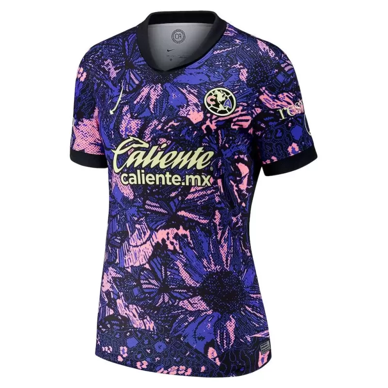 2024 2025 Club America Womens Third Soccer Jersey Map Design 2024 2025 Club America Womens Third Soccer Jersey Map Design