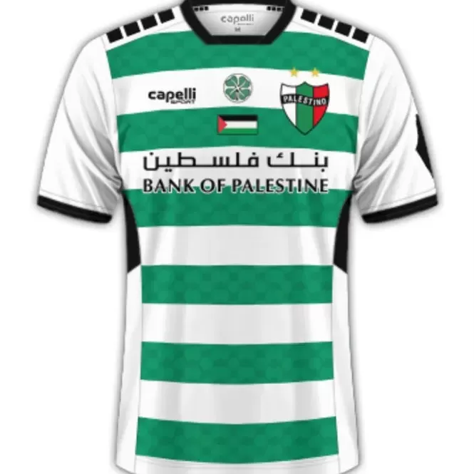 2024 2025 Club Deportivo Palestino Mens Third Soccer Jersey White 2024 2025 Club Deportivo Palestino Mens Third Soccer Jersey White