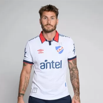 2024 2025 Club Nacional de Football Mens Home Soccer Jersey White