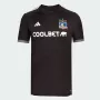 2024 2025 Colo Colo Mens Away Soccer Jersey Black Pattern