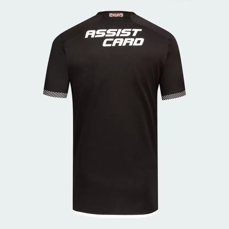 2024 2025 Colo Colo Mens Away Soccer Jersey Black Pattern 2024 2025 Colo Colo Mens Away Soccer Jersey Black Pattern
