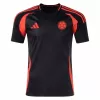 2024 2025 Colombia Mens Away Soccer Jersey Black Phoenix