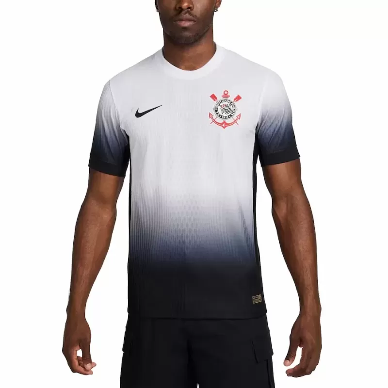 2024 2025 Corinthians Mens Home Soccer Jersey White