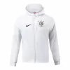 2024 2025 Corinthians Mens White Hooded Windrunner Soccer Jacket 2024 2025 Corinthians Mens White Hooded Windrunner Soccer Jacket