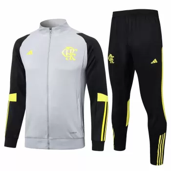 2024 2025 CR Flamengo Mens Gray Training Presentation Tracksuit