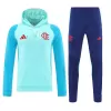 2024 2025 CR Flamengo Mens Training Hooded Soccer Tracksuit Navy