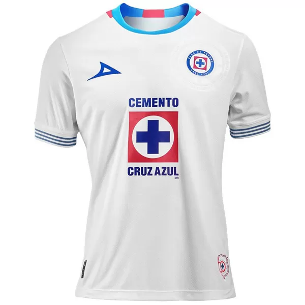 2024 2025 Cruz Azul Mens Away Soccer Jersey White Blue 2024 2025 Cruz Azul Mens Away Soccer Jersey White Blue