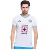 2024 2025 Cruz Azul Mens Away Soccer Jersey White Blue 2024 2025 Cruz Azul Mens Away Soccer Jersey White Blue