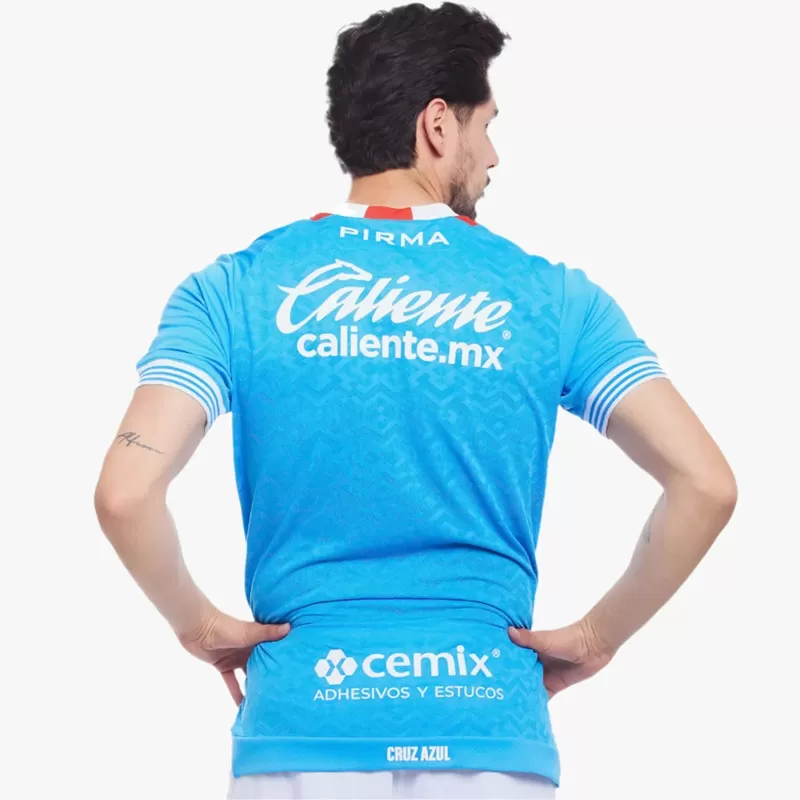 2024 2025 Cruz Azul Mens Home Soccer Jersey Azul Blue