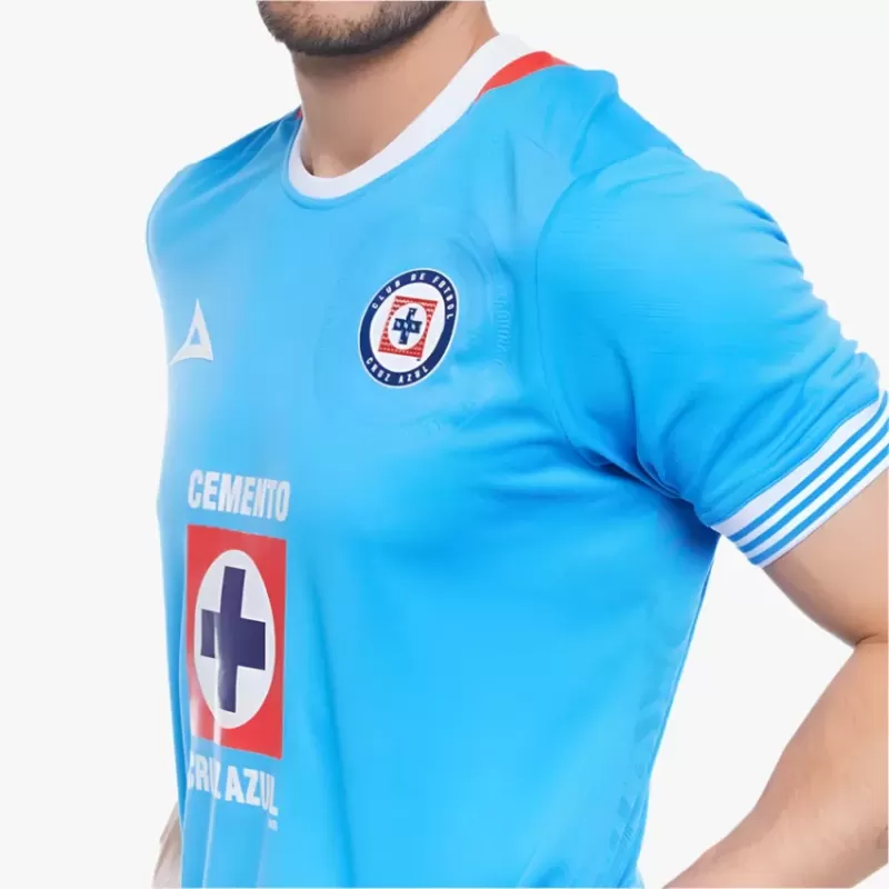 2024 2025 Cruz Azul Mens Home Soccer Jersey Azul Blue