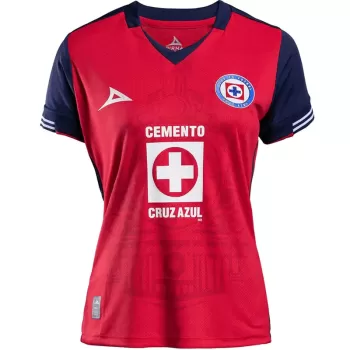 2024 2025 Cruz Azul Womens Third Soccer Jersey Blue Red