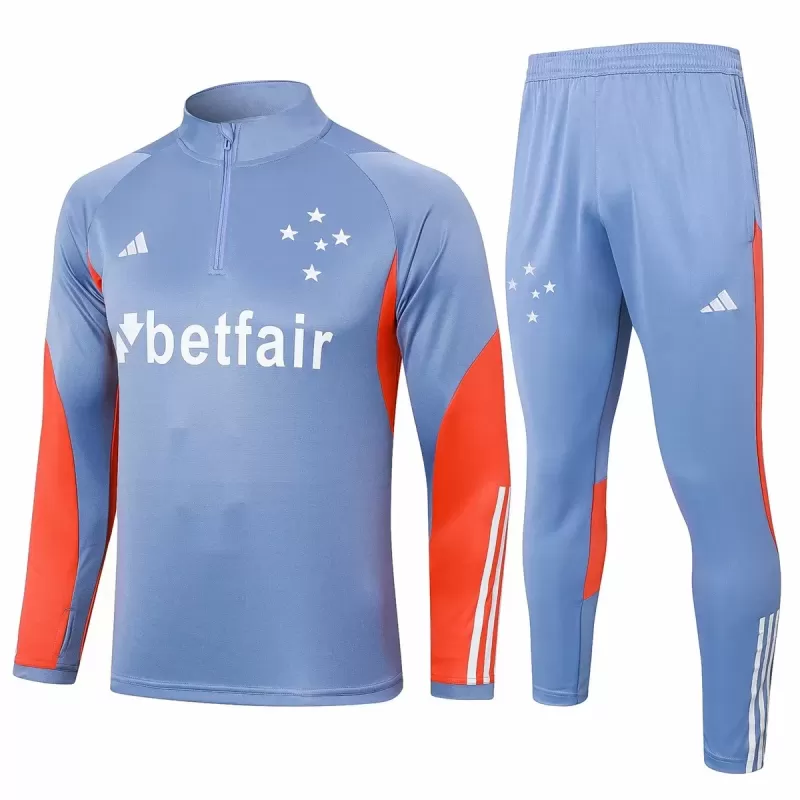 2024 2025 Cruzeiro Mens Blue Training Technical Tracksuit