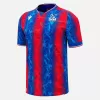 2024 2025 Crystal Palace Mens Home Soccer Jersey Red Blue Stripes