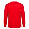 2024 2025 Denmark Mens Home Long Sleeve Soccer Jersey Red 2024 2025 Denmark Mens Home Long Sleeve Soccer Jersey Red