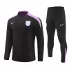 2024 2025 England Mens Black Training Technical Soccer Tracksuit Kit 2024 2025 England Mens Black Training Technical Soccer Tracksuit Kit