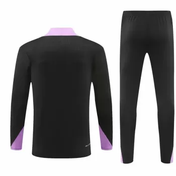2024 2025 England Mens Black Training Technical Soccer Tracksuit Kit