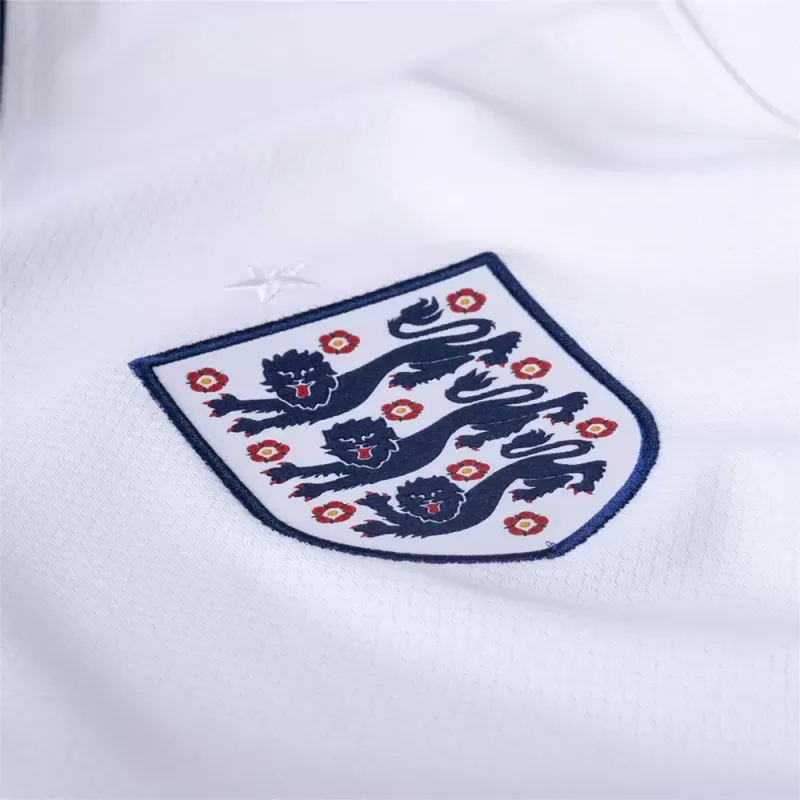 2024 2025 England Mens Home Soccer Jersey White 1966 Tribute