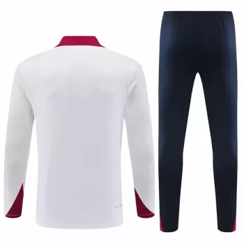 2024 2025 England Mens White Training Technical Soccer Tracksuit Kit