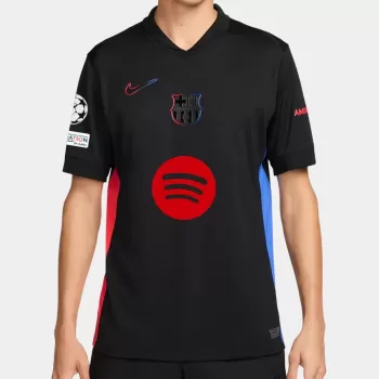 2024 2025 FC Barcelona Mens Away Soccer Jersey Black Edition