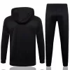 2024 2025 FC Barcelona Mens Black Hooded Presentation Soccer Tracksuit Kit 2024 2025 FC Barcelona Mens Black Hooded Presentation Soccer Tracksuit Kit