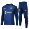 2024 2025 FC Barcelona Mens Blue Training Technical Soccer Tracksuit Kit