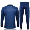 2024 2025 FC Barcelona Mens Blue Training Technical Soccer Tracksuit Kit