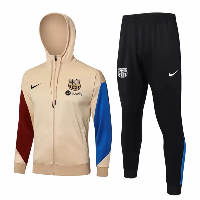 2024 2025 FC Barcelona Mens Coach Hooded Presentation Soccer Tracksuit Kit 2024 2025 FC Barcelona Mens Coach Hooded Presentation Soccer Tracksuit Kit