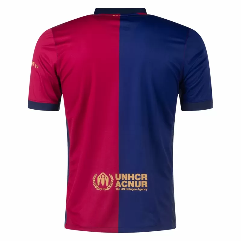 2024 2025 FC Barcelona Mens Home Soccer Jersey 125th Anniversary