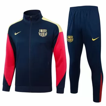 2024 2025 FC Barcelona Mens Navy Training Presentation Tracksuit Professional Kit
