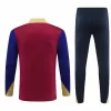 2024 2025 FC Barcelona Mens Red Training Technical Soccer Tracksuit Kit