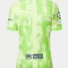 2024 2025 FC Barcelona Mens Third Soccer Jersey Venus Pattern Lime