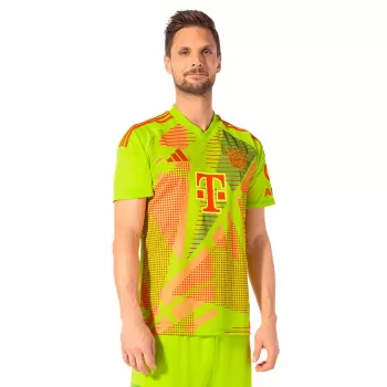 2024 2025 FC Bayern Munich Mens Goalkeeper Soccer Jersey White Pattern 2024 2025 FC Bayern Munich Mens Goalkeeper Soccer Jersey White Pattern