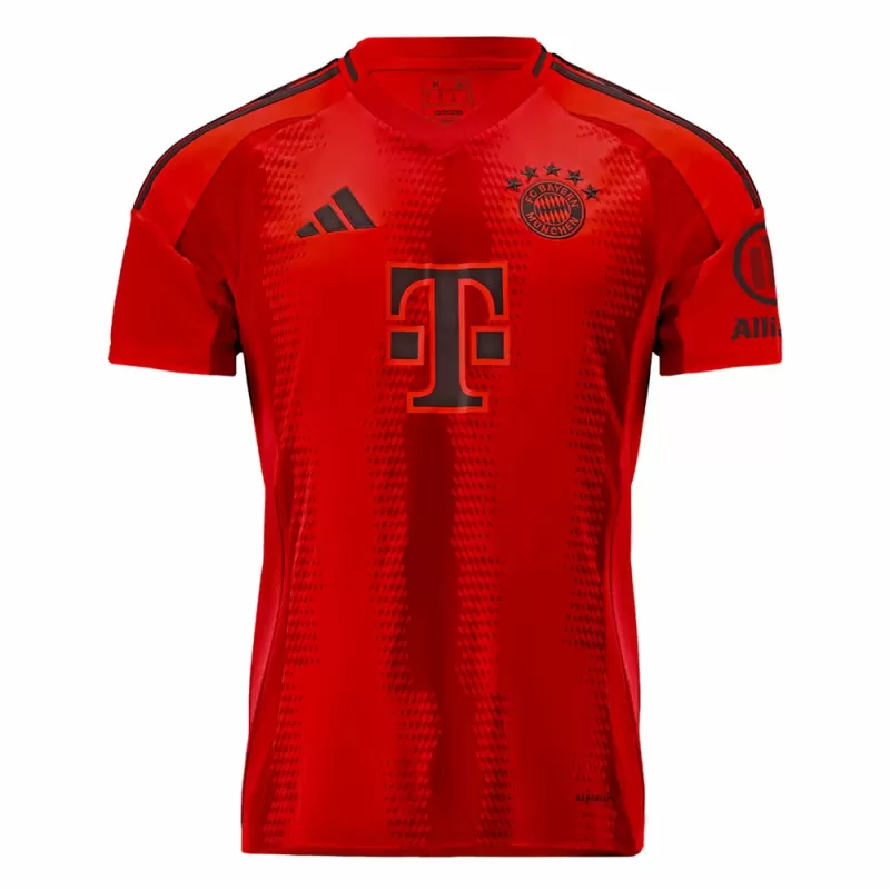 2024 2025 FC Bayern Munich Mens Home Soccer Jersey Red White 2024 2025 FC Bayern Munich Mens Home Soccer Jersey Red White