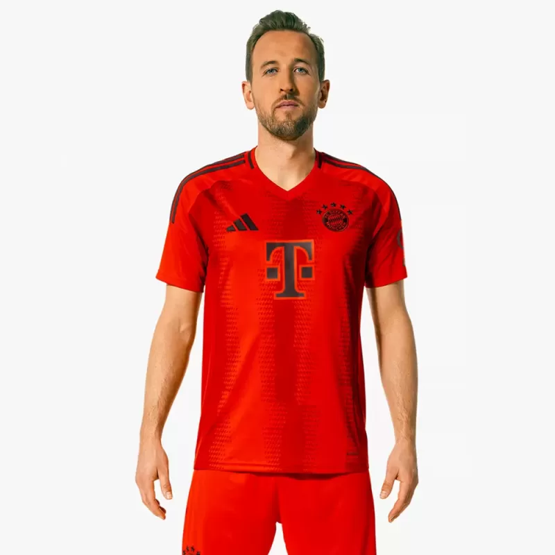 2024 2025 FC Bayern Munich Mens Home Soccer Jersey Red White 2024 2025 FC Bayern Munich Mens Home Soccer Jersey Red White