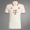 2024 2025 FC Bayern Munich Mens Third Soccer Jersey Linen White