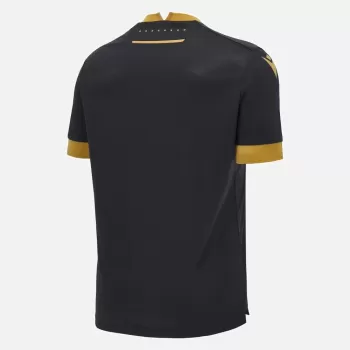 2024 2025 FC Nantes Mens Away Soccer Jersey Black Gold Landmarks