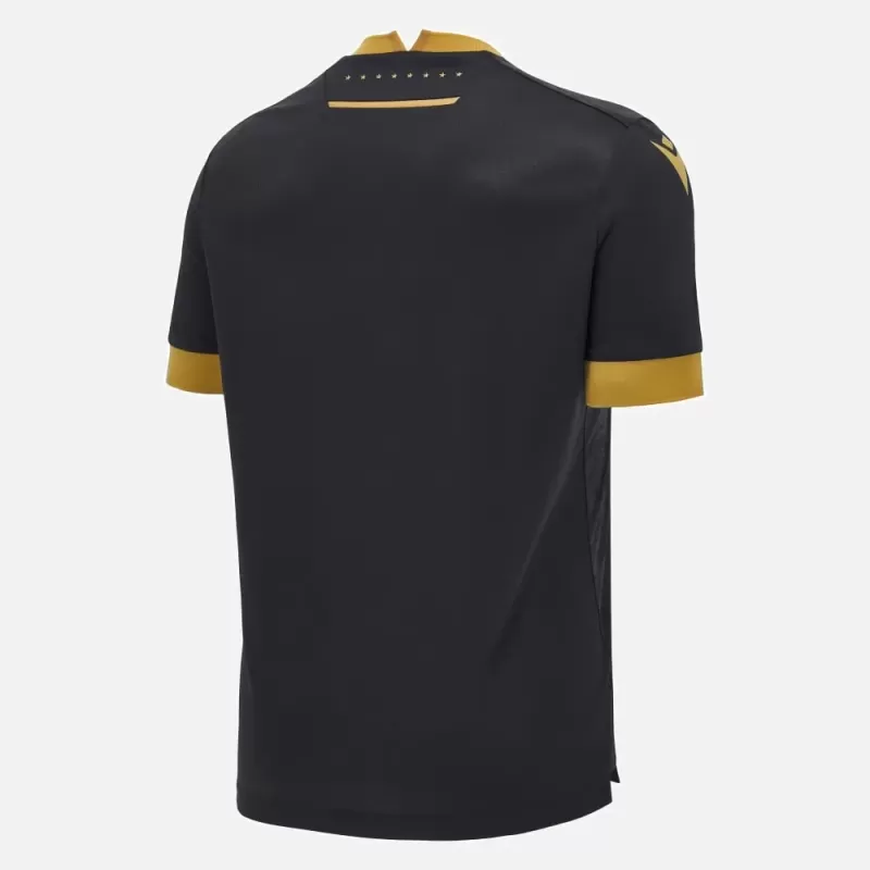 2024 2025 FC Nantes Mens Away Soccer Jersey Black Gold Landmarks 2024 2025 FC Nantes Mens Away Soccer Jersey Black Gold Landmarks
