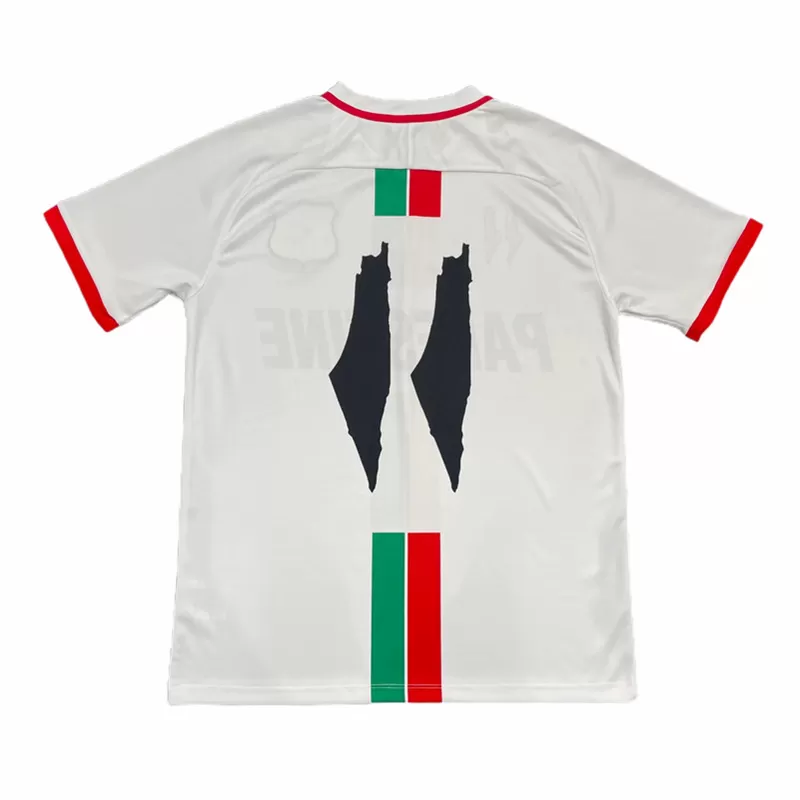 2024 2025 FC Palestine Mens Away Soccer Jersey Traditional Flag Colors 2024 2025 FC Palestine Mens Away Soccer Jersey Traditional Flag Colors