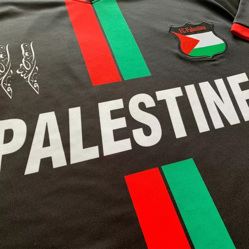 2024 2025 FC Palestine Mens Home Soccer Jersey Map Number 11