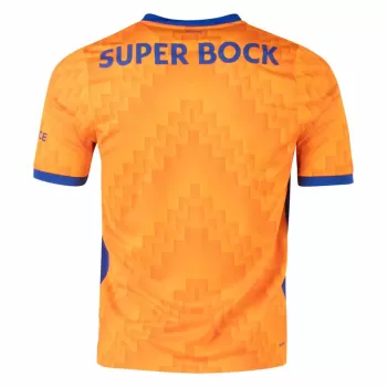 2024 2025 FC Porto Mens Away Soccer Jersey Dragon Flame Orange